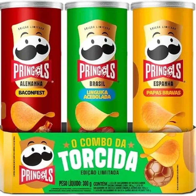 Salgadinho Batata Frita Pringles Tripack Especial Fes…