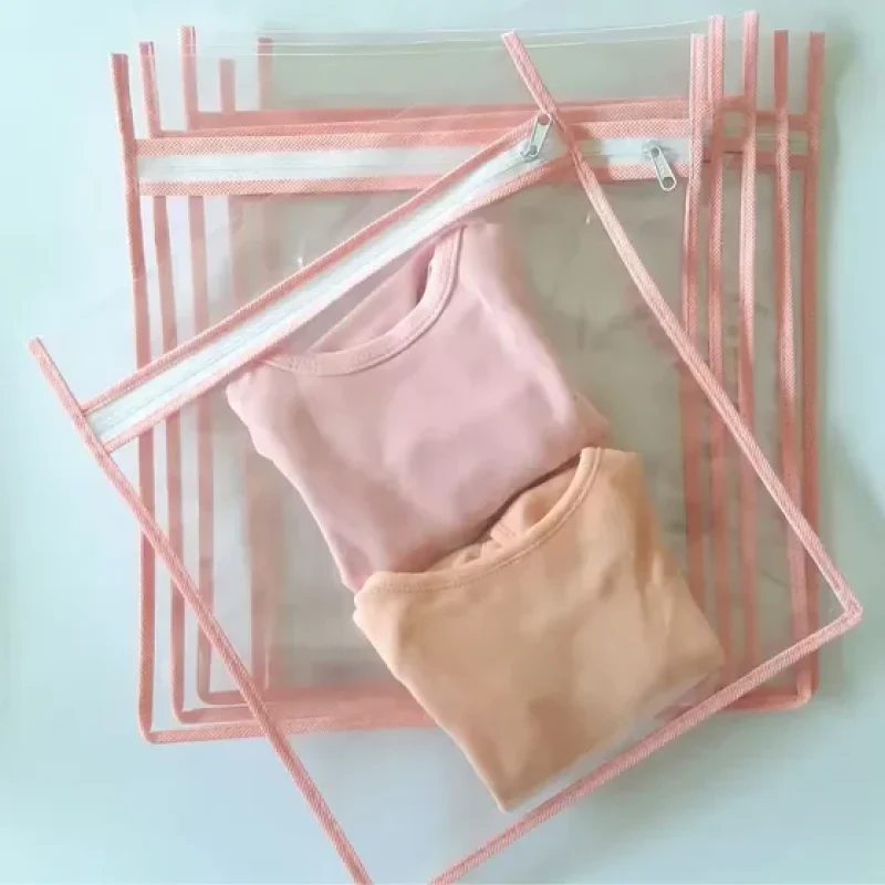Saquinho Organizadoras Maternidade Rosa UniqueOrganiza 27x33cm 10 Unidades