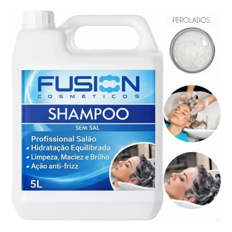 Shampoo 5 Litros Perolado Sem Sal P/ Lavatório Atacado