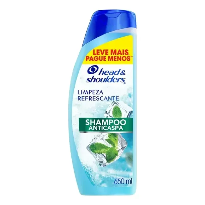 Shampoo Anticaspa Head & Shoulders Limpeza Refrescante 650 ml