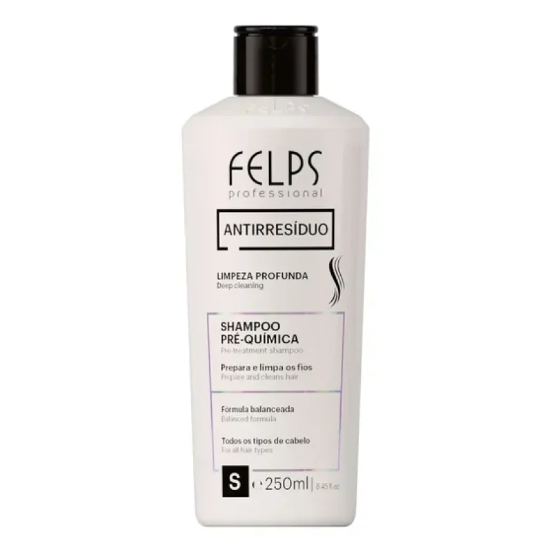 Shampoo Antirresíduo Limpeza Profunda Felps Professional - 250mL