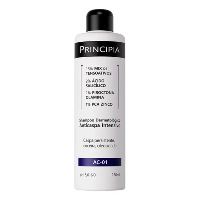 Shampoo Dermatológico Anticaspa Intensivo AC-01 250ml Principia