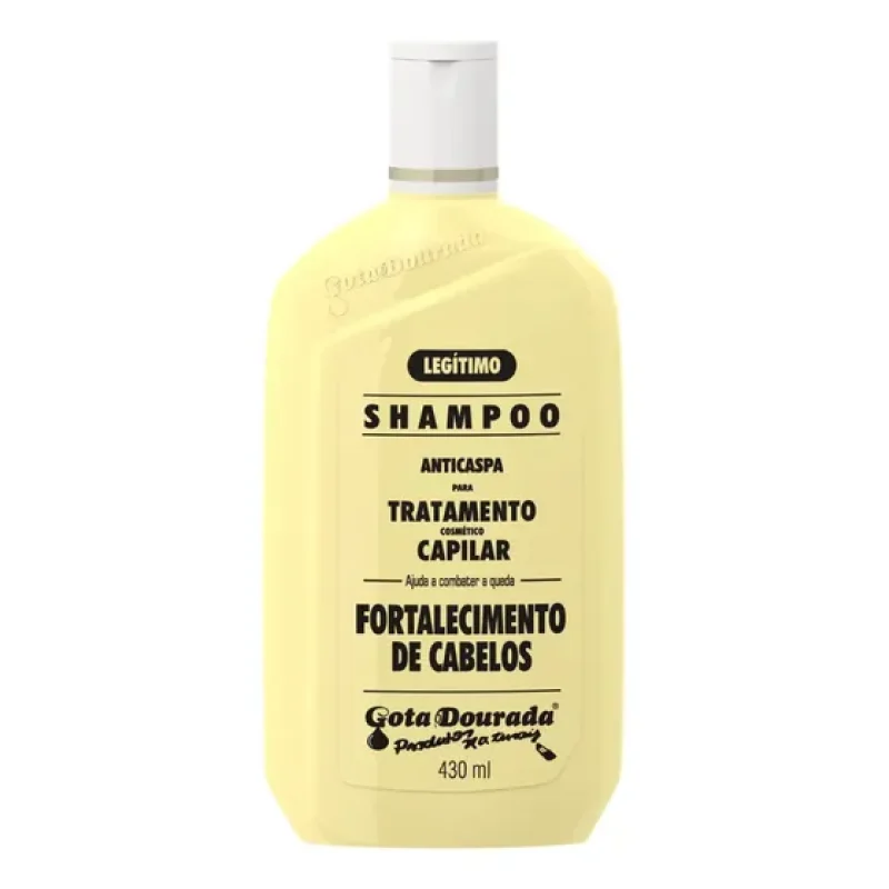 Shampoo Fortalecimento Capilar Gota Dourada Legítimo 430ml