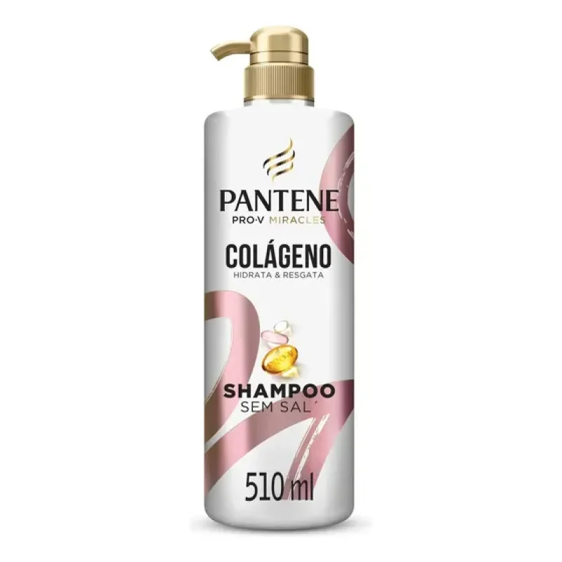 Shampoo Pantene PRO-V Miracles Colágeno Hidrata e Resgata 510 ml