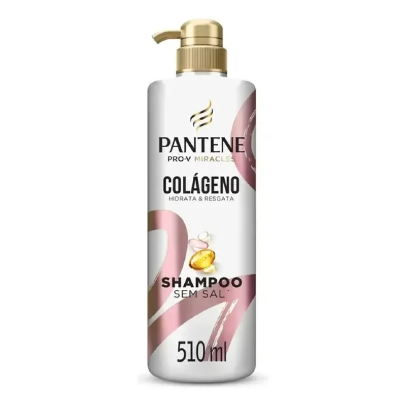 Shampoo Pantene PRO-V Miracles Colágeno Hidrata e Resgata 510 ml