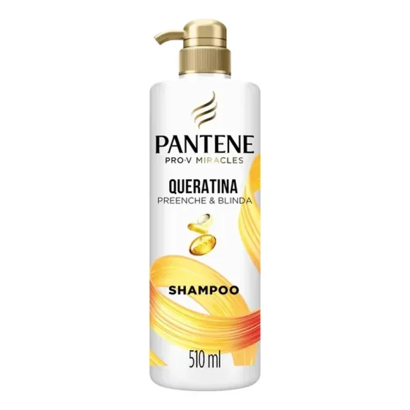 Shampoo Pantene Pro-v Miracles Queratina Preenche E Blinda 510 Ml