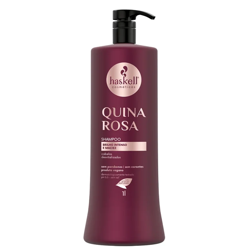 Shampoo Quina Rosa 1L Haskell
