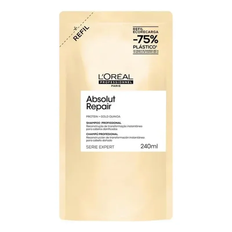 Shampoo Refil Absolut Repair 240ml L'oréal Professionnel