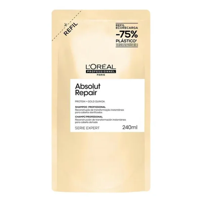 Shampoo Refil Absolut Repair 240ml L'oréal Professionnel