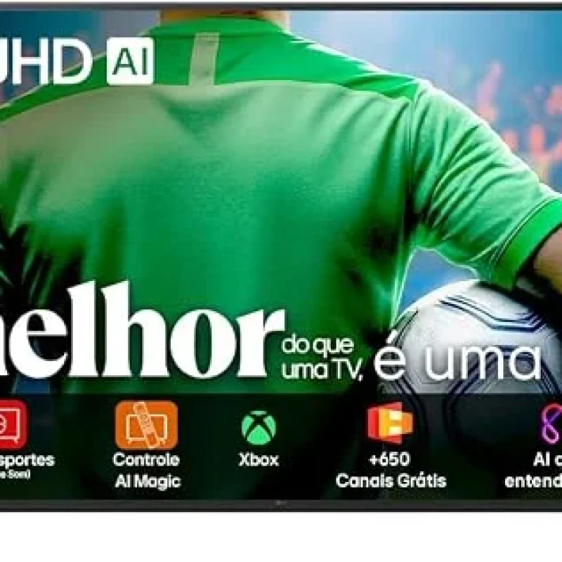 Smart TV 4K 55 LG UHD 55UA85 Processador α7 AI G…