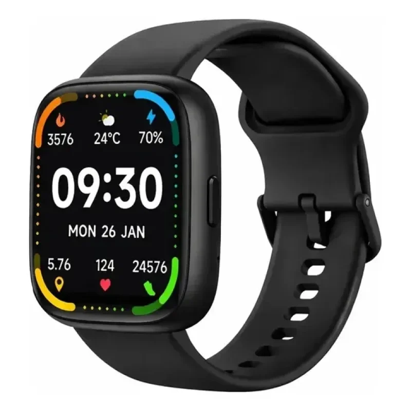Smartwatch Wearzone Pulse Preto Com Alexa E Gps Para Android E Ios