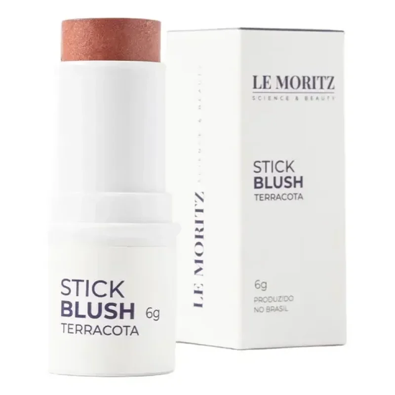 Stick Blush Para Peles Maduras Le Moritz Tom da maquiagem Terracota