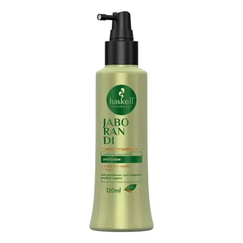 Tônico Fortalecedor Haskell Jaborandi para Cabelo com Queda e Oleosidade – 120 mL