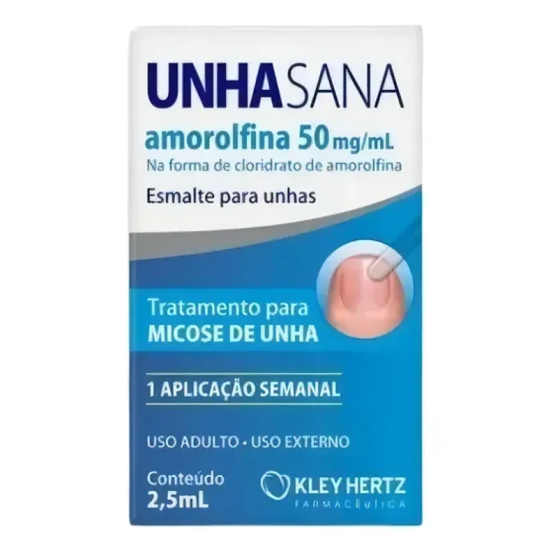 Unha Sana Esmalte Antimicótico 50mg/ml Antifungos Amorolfina