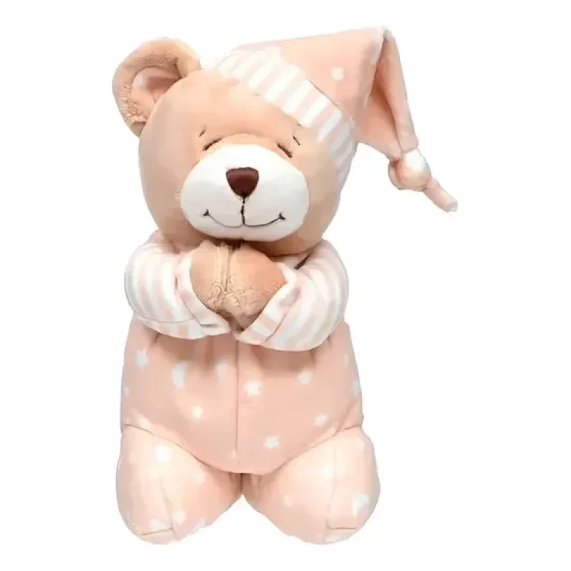 Ursinho Que Reza Menina/menino Pelúcia Hipoalergênico Buba