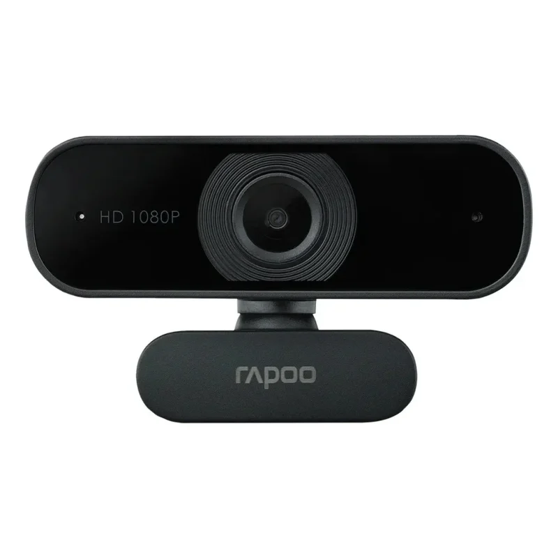 Webcam Rapoo C260 Full HD 1080p Autofoco Microfone Redutor Ruído Rotação 360 Lente Grande ...