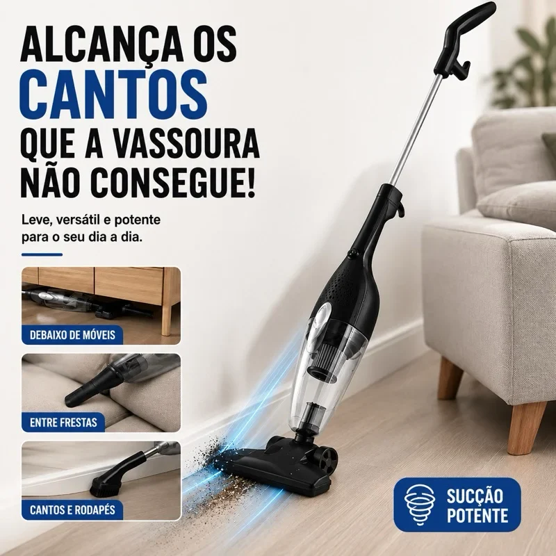 aspirador vertical portátil 600w
