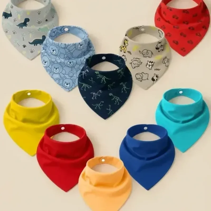 babador bandana bebê algodão
