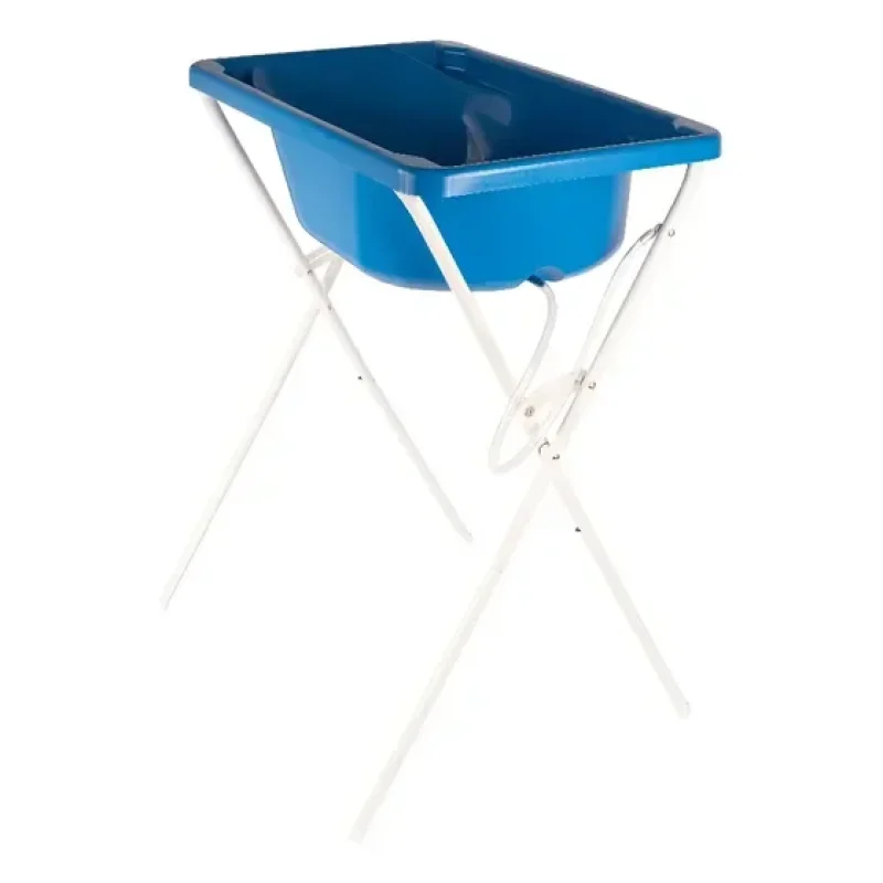 banheira suporte azul