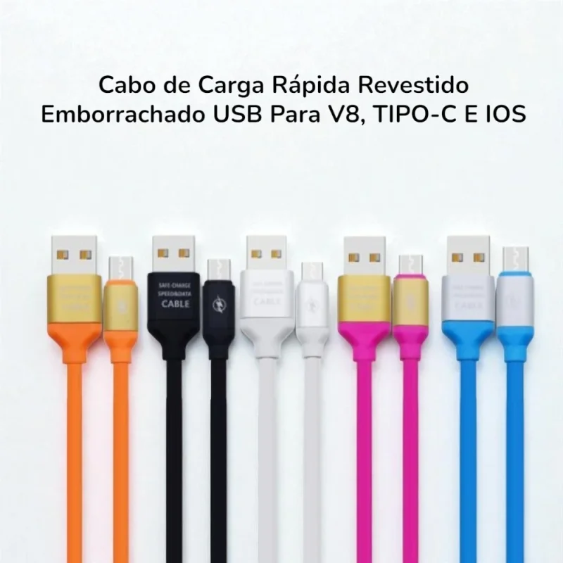 cabo carregamento rapido