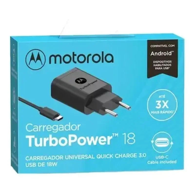 carregador turbo 18w