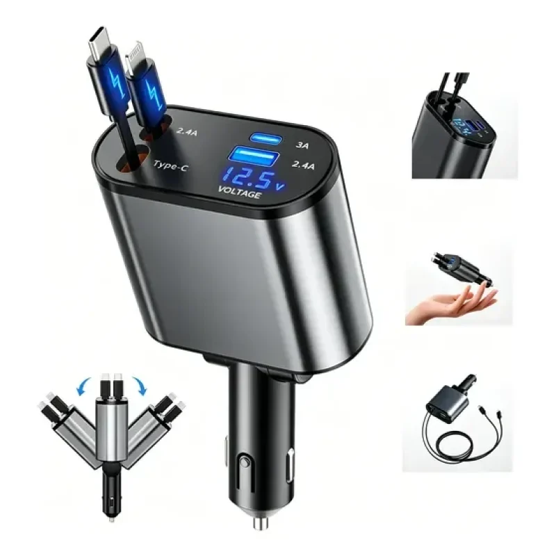 carregador veicular turbo 120w