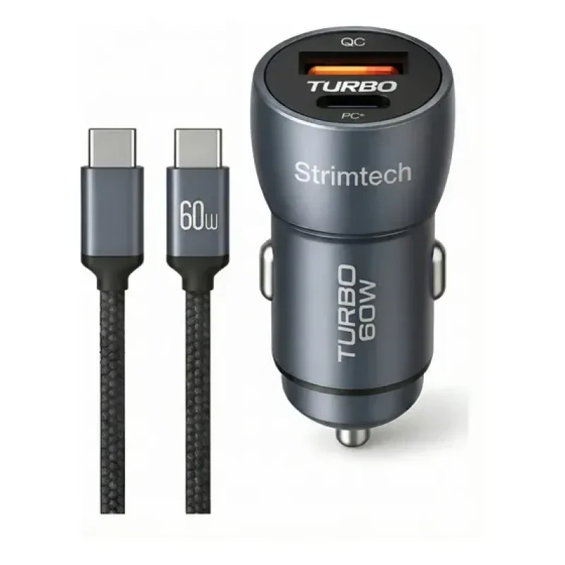 carregador veicular turbo 60w