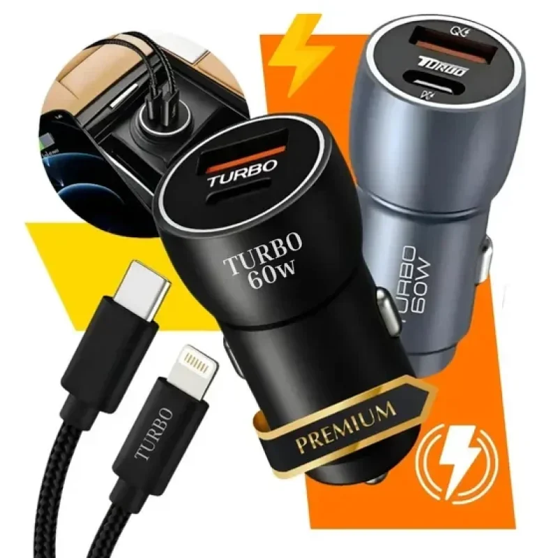carregador veicular turbo