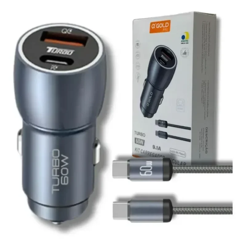 carregador veicular turbo