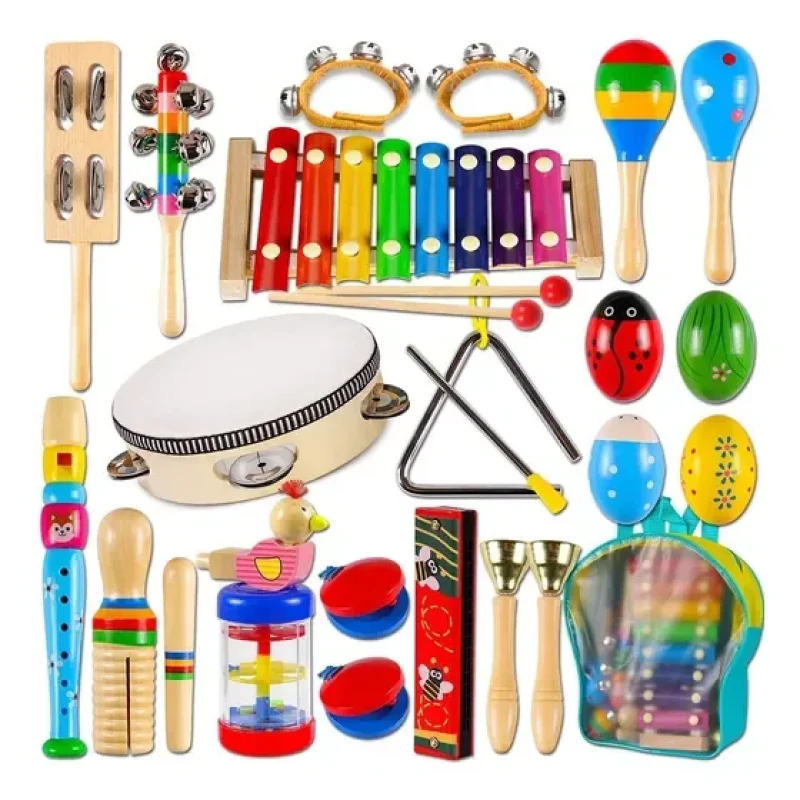 conjunto instrumentos percussão infantil