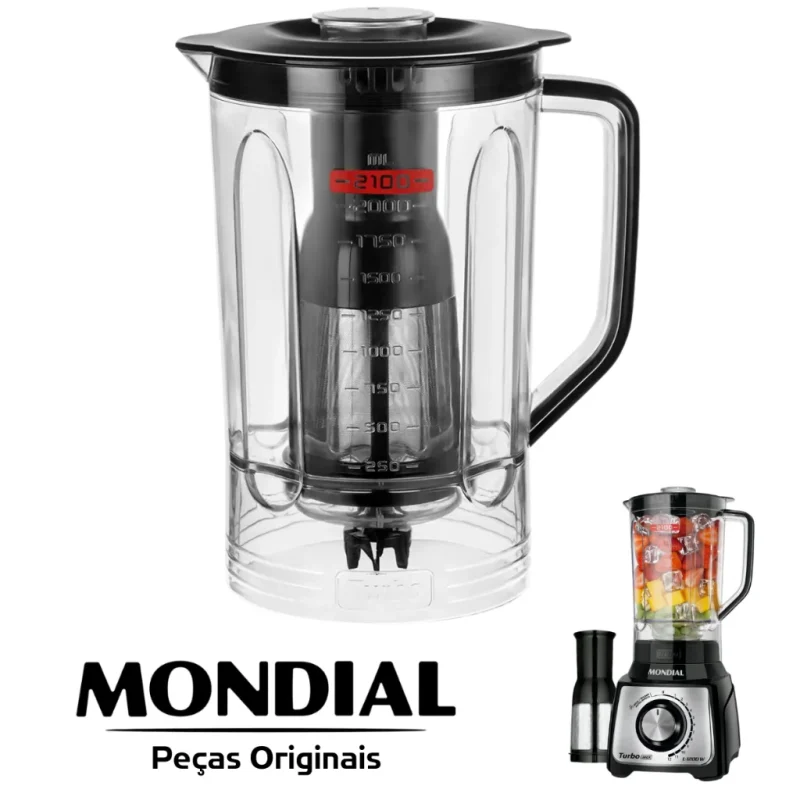 copo liquidificador turbo inox