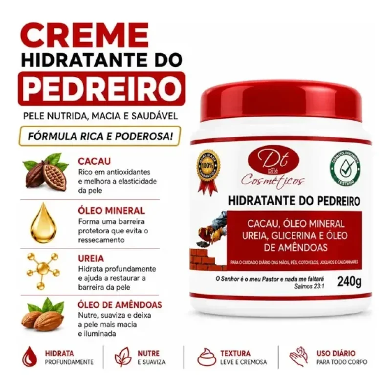 creme hidratante do pedreiro