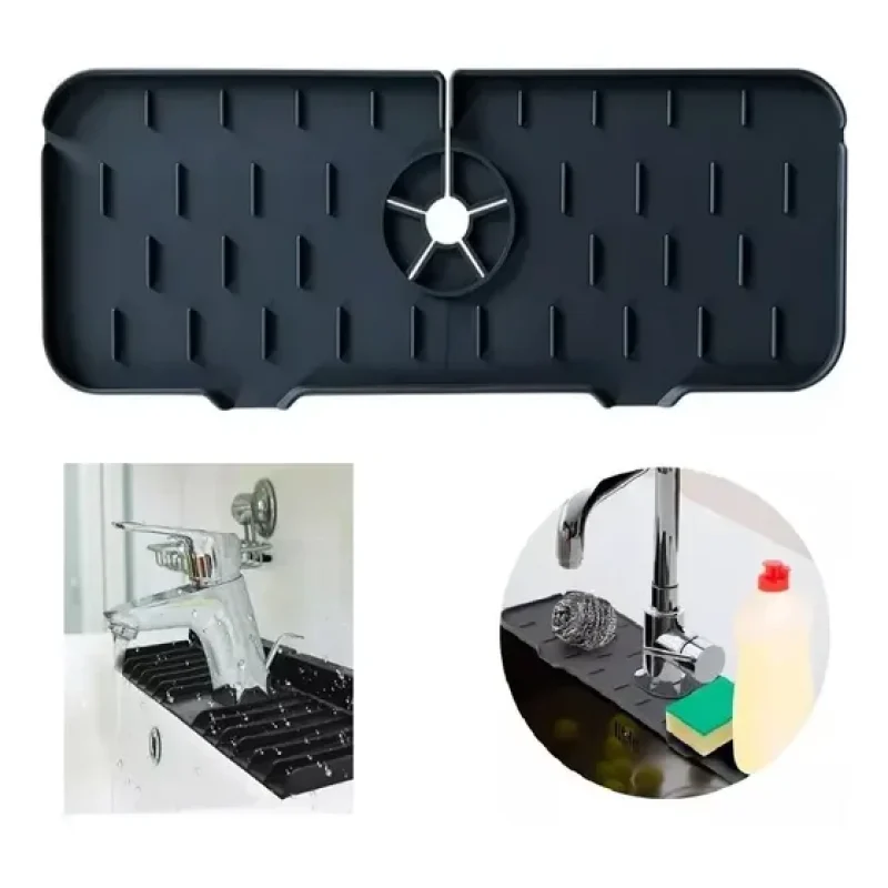 escorredor silicone preto clink