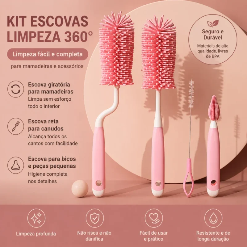 escova elétrica giratória