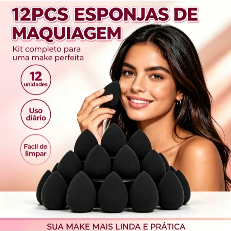 esponja maquiagem base