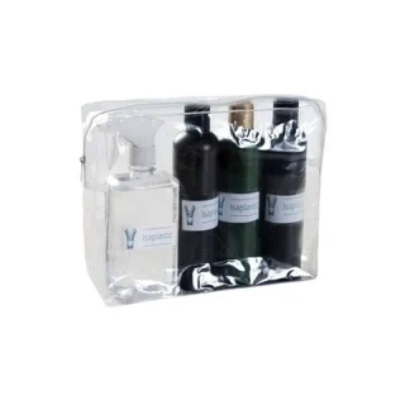 estojo necessaire pvc transparente