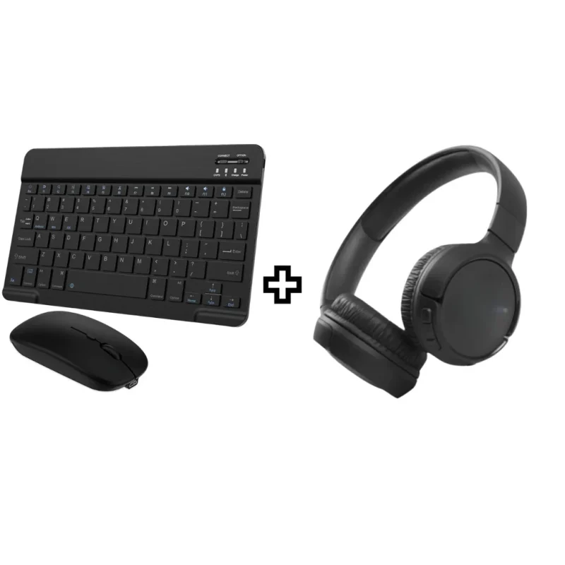 fone teclado mouse