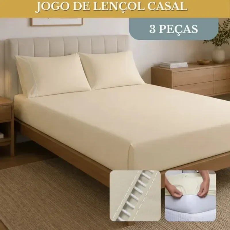 jogo de lençol casal