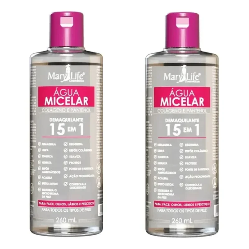 kit 2 água micelar