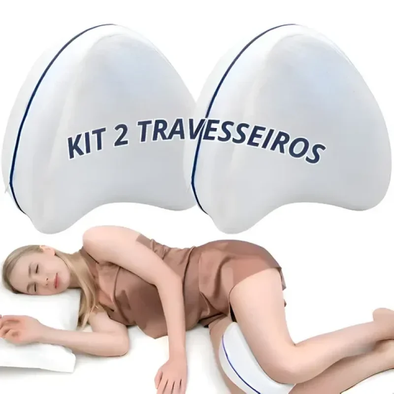 kit 2 travesseiro pernas