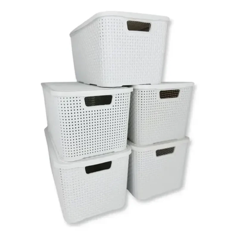 kit 5 caixas/cesto organizador