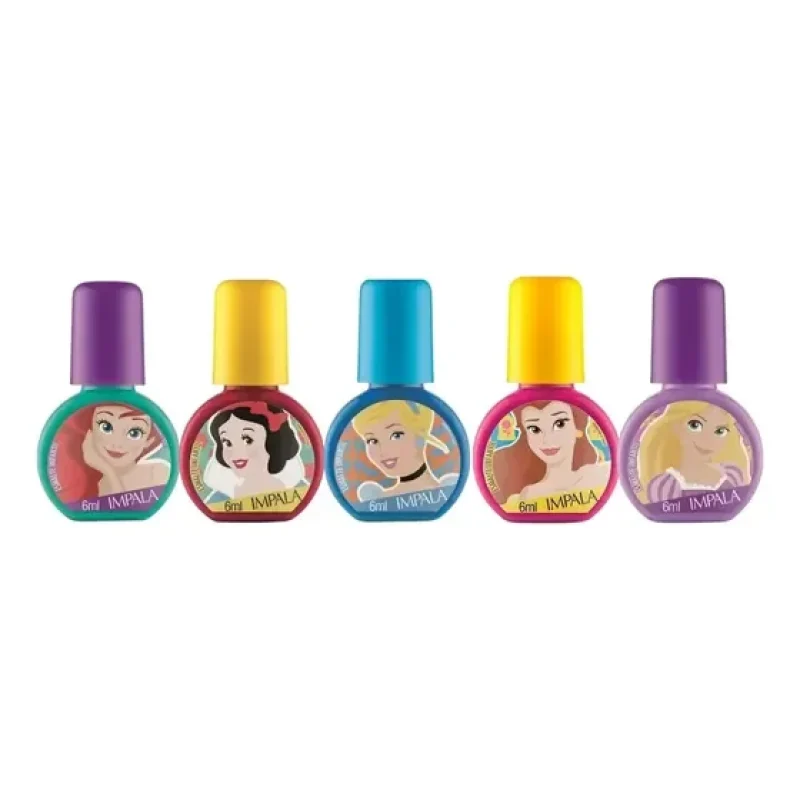 kit 5 esmaltes impala