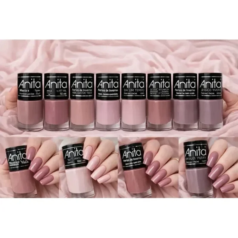 kit 8 esmaltes tons