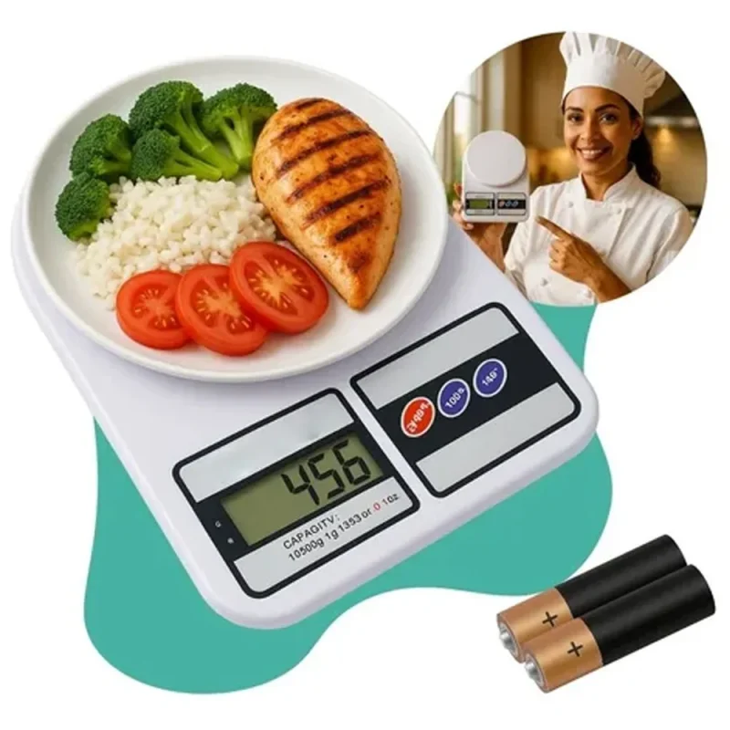 kit balanças digitais cozinha