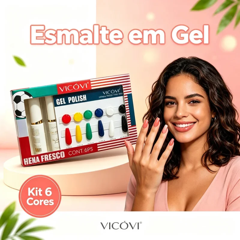 kit esmalte cores