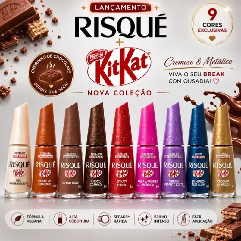 kit esmaltes risqué &