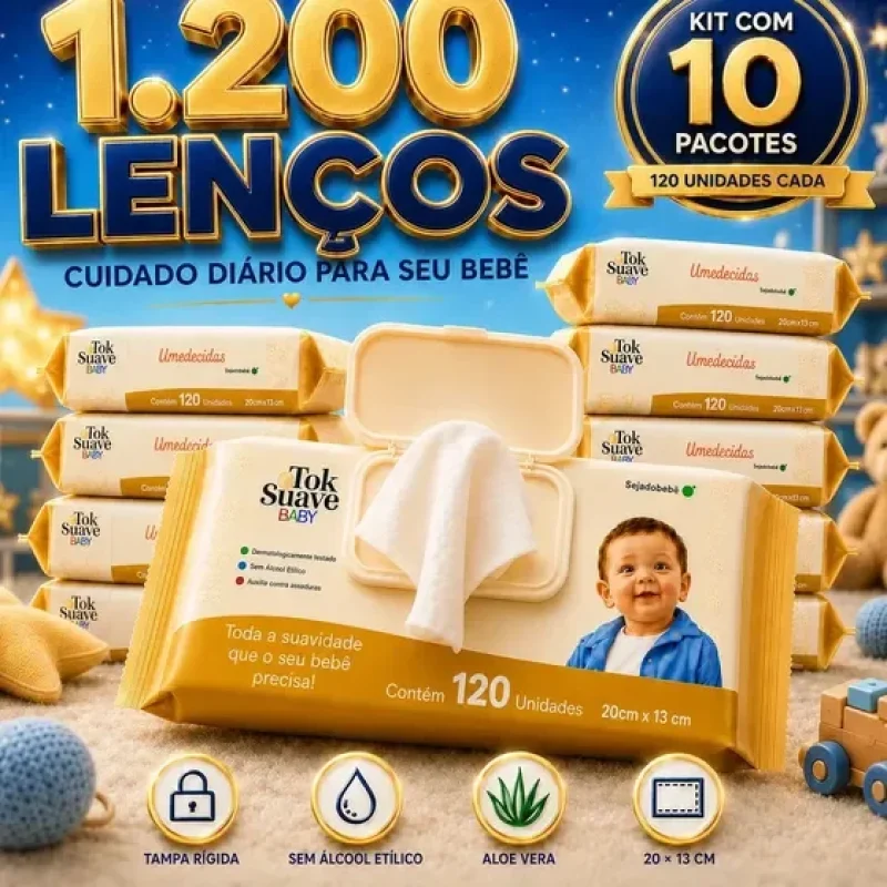 lenços umedecidos bebê