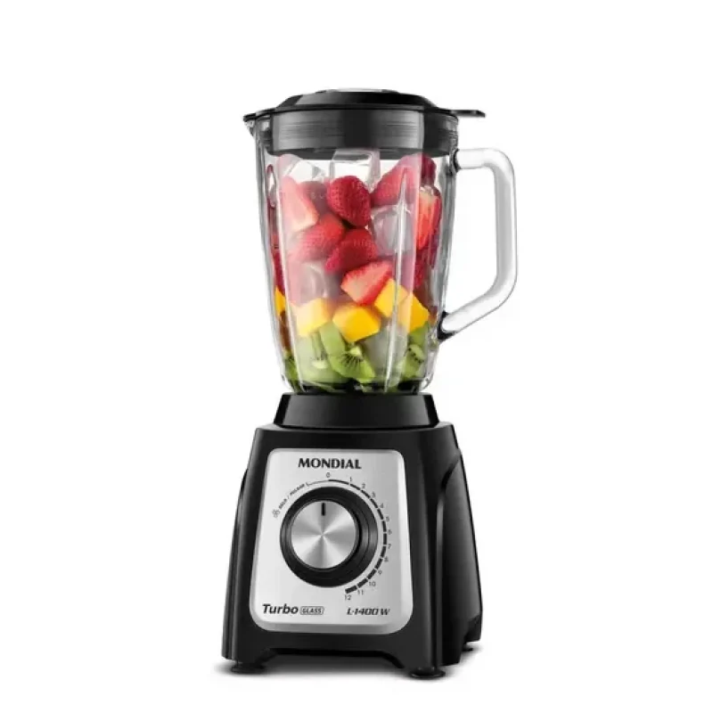 liquidificador turbo glass jarra