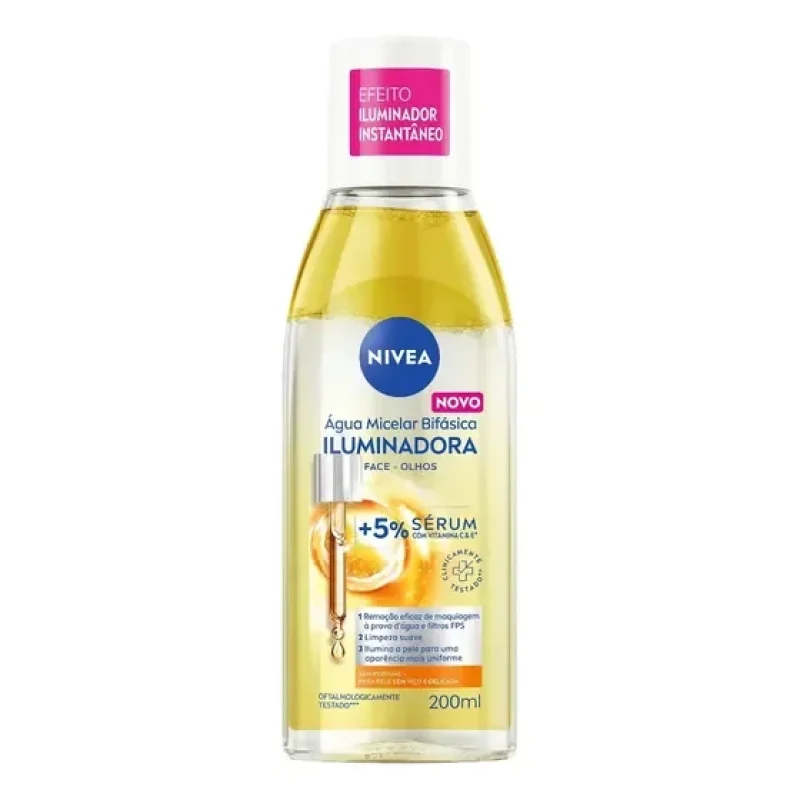 nivea água micelar bifásica