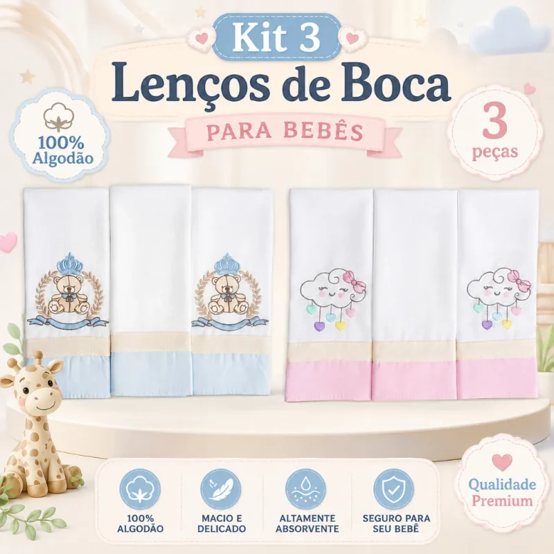 paninho de ombro bebe